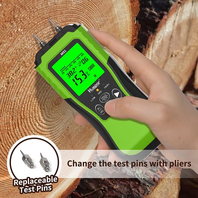 Thumbnail 5 de Huepar M01 misuratore umidità 2 pin