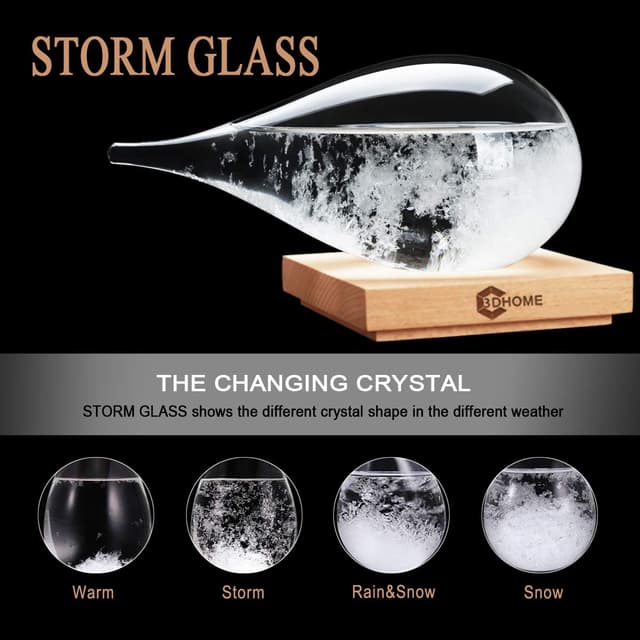 Thumbnail 1 de Storm Glass Water Drop Crystal Ball X-Large