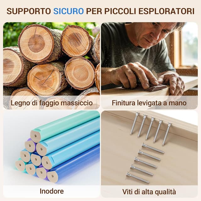 Thumbnail 3 de COSYLAND Set arrampicata 8 in 1 80 kg