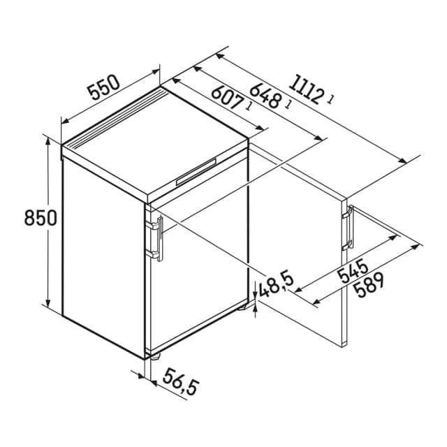 Detalle 2 de Liebherr Fd 1404 congelador vertical 107 L