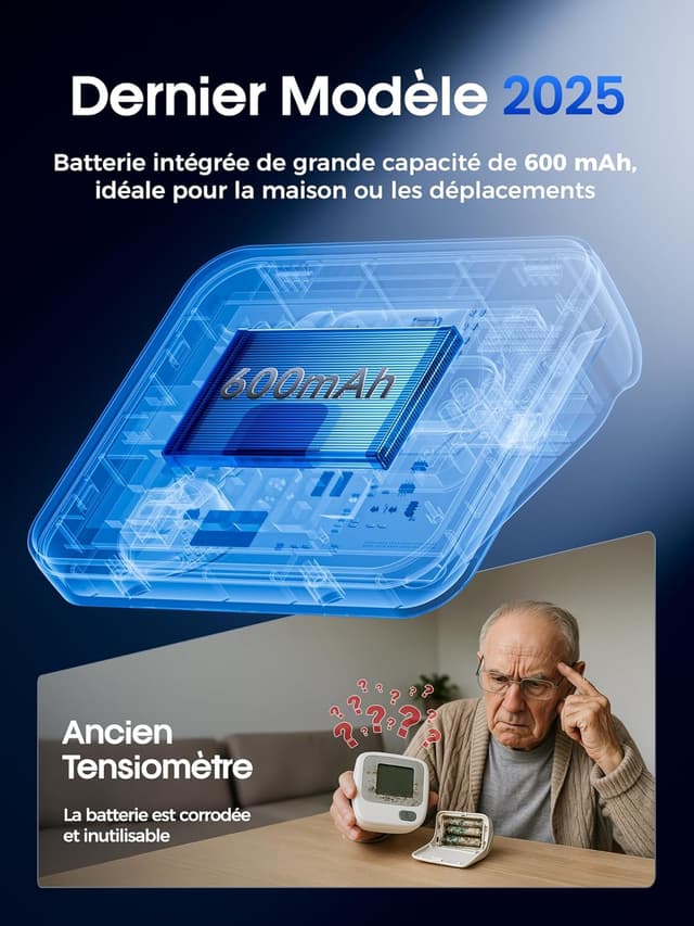 Detalle de BioAura tensiomètre bras LED 199