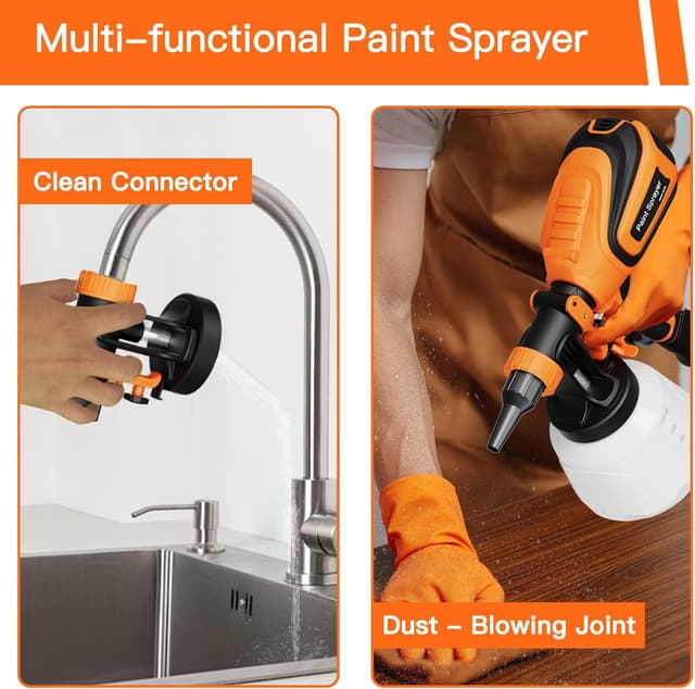 Thumbnail 4 de Pulverizador de Pintura HVLP 700 W 1.200 ml