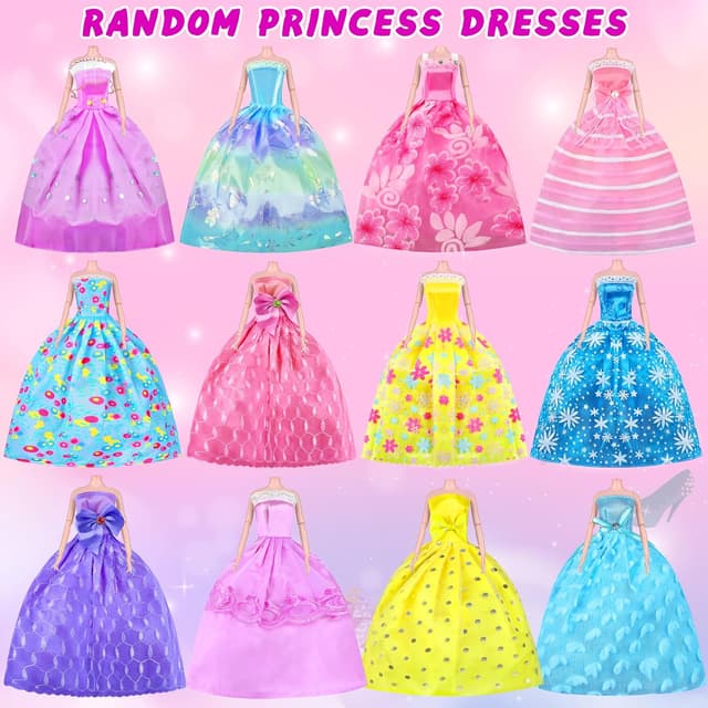 Thumbnail 1 de 135-Pc Doll Clothes Set