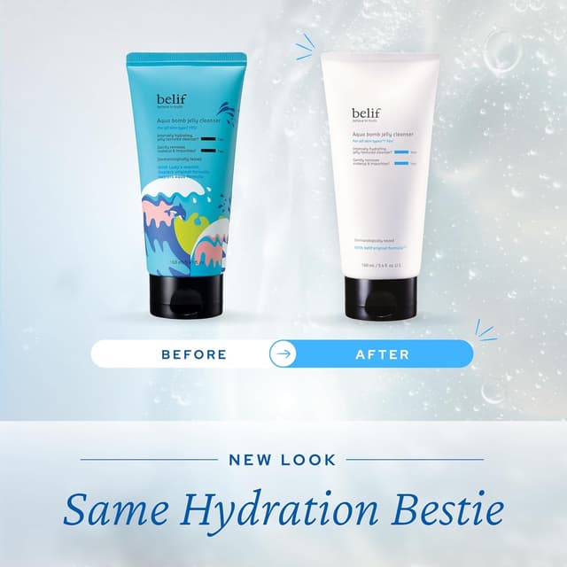 Thumbnail 6 de belif Aqua Bomb Hydrating Jelly Cleanser – nettoyant visage gelée moussante hydratant (160 ml)
