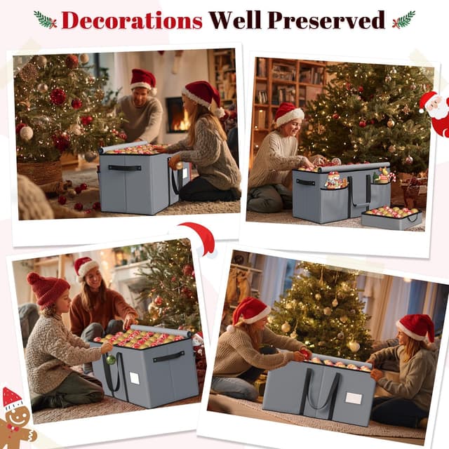 Thumbnail 5 de Keten 128-Count Ornament Storage Box