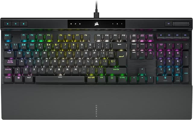 Detalle de CORSAIR K70 RGB PRO Teclado mecánico 8000 Hz
