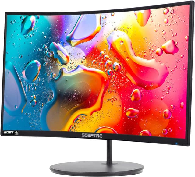 Detalle de Sceptre C248W 24-inch curved 1080p monitor