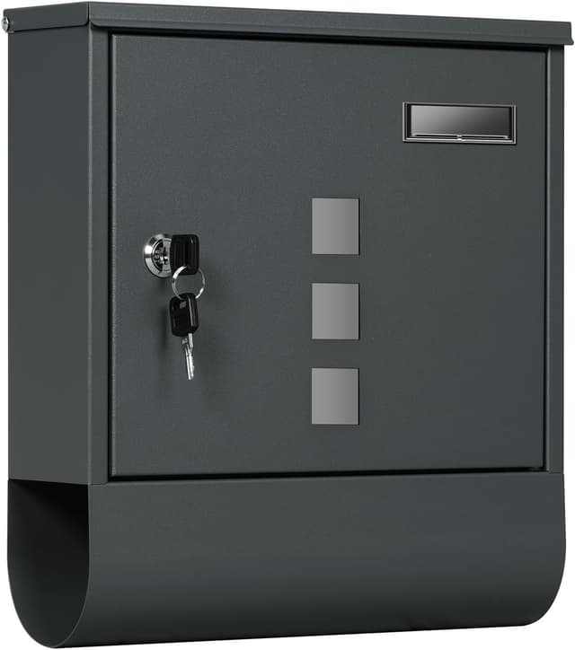 Detalle de WOLTU Briefkasten 30,5 x 33,5 x 9 cm