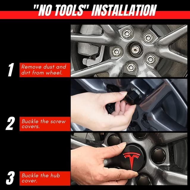 Thumbnail 4 de MAGIC SELECT Tapacubos para Tesla Model 3 24 unidades