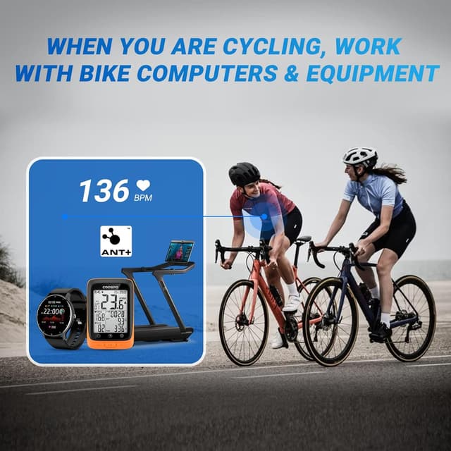 Detalle de moofit HR8 chest strap heart rate monitor