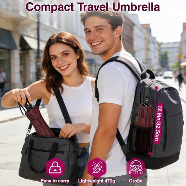 Thumbnail 6 de ZOMAKE Regenschirm Sturmfest 114 cm