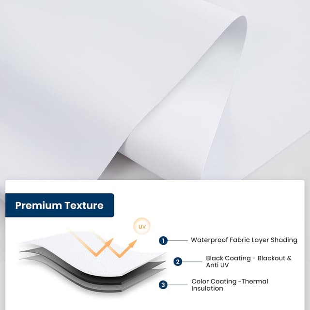 Thumbnail 3 de Dephora Blackout Roller Shades 28" x 72"