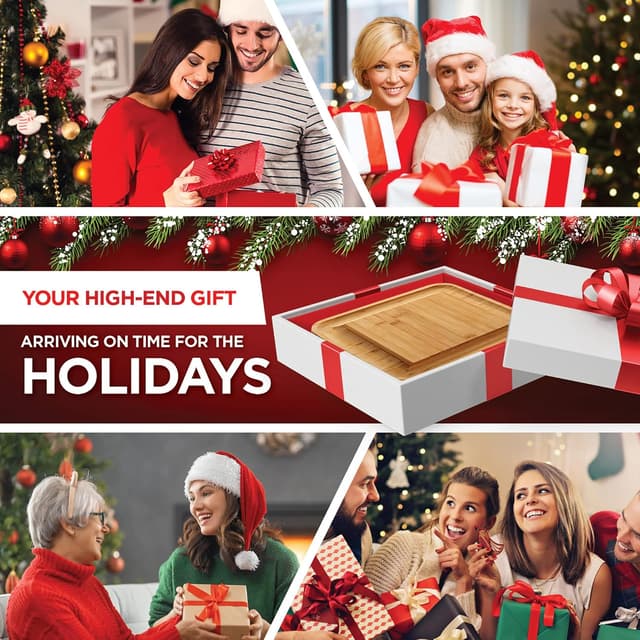 Thumbnail 3 de Bamboo Charcuterie Board Gift Set 2025 🧀