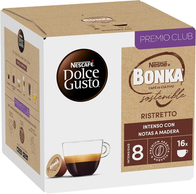 Detalle 2 de NESCAFÉ Dolce Gusto Bonka Ristretto ☕ 48 cápsulas 3x16