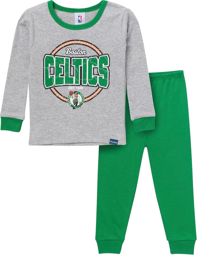 Detalle de Gerber Baby NBA Team Snug Fit Cotton Pajamas