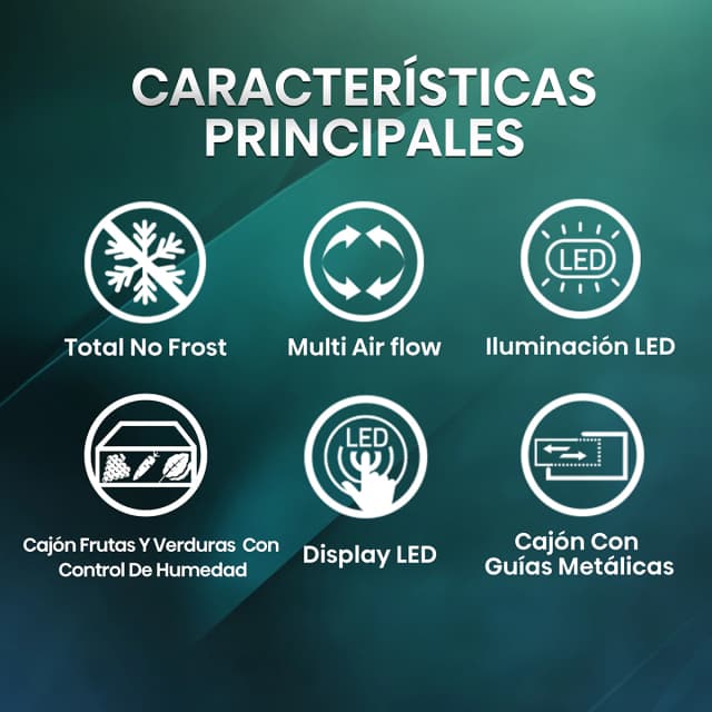 Thumbnail 2 de Hisense RM469N4ACD frigorífico combi 3 puertas