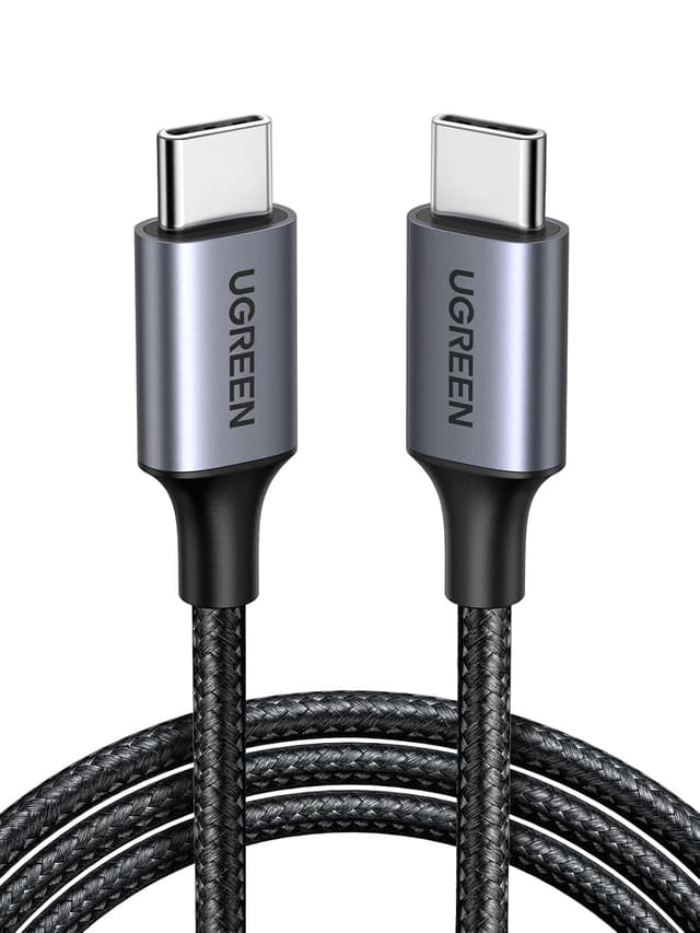 Detalle de UGREEN USB C to USB-C 60W charger cable