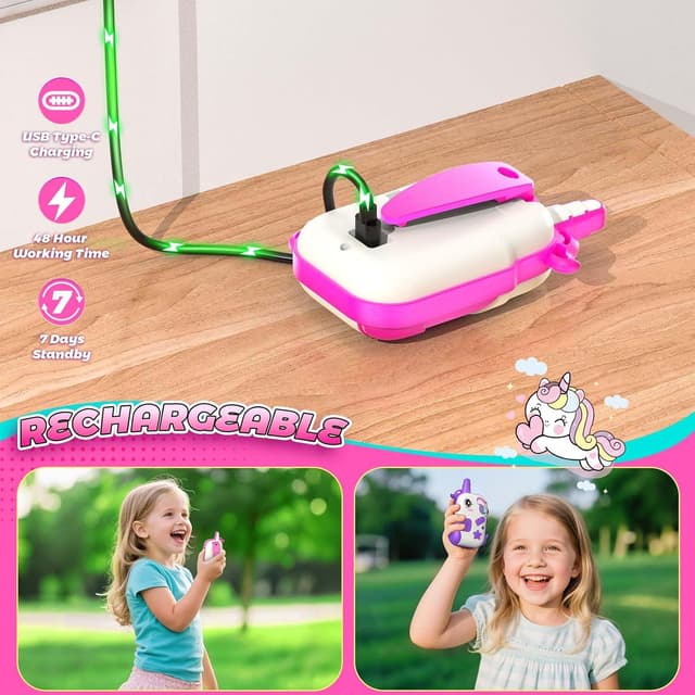 Thumbnail 3 de Walkie-Talkie Bambina Ricaricabili per 3–8 anni