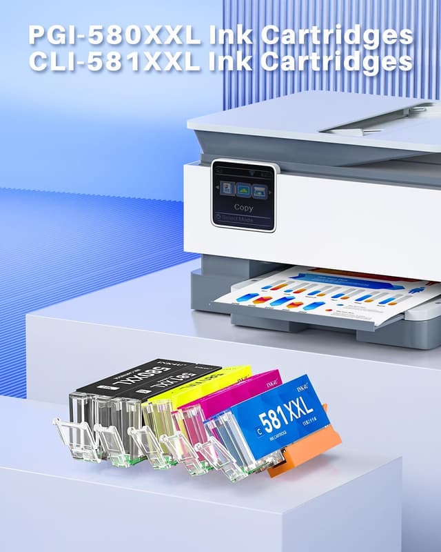 Detalle 2 de INK4U cartucce compatibili PGI-580XXL e CLI-581XXL per Canon (serie TS/TR) – set da 5 pezzi