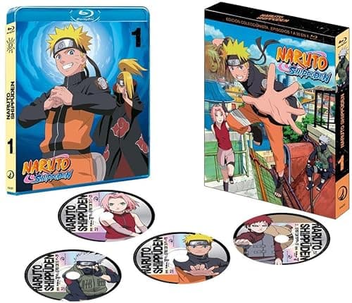 Detalle de Naruto Shippuden Box 1 (Edición Coleccionista) en Blu-ray de Selecta Vision