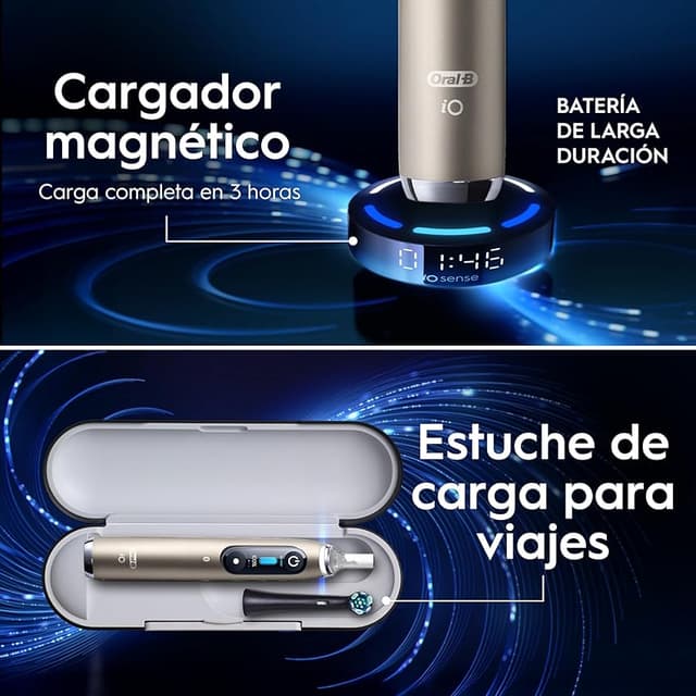 Detalle de Oral-B iO10 Lunar Gold cepillo eléctrico 1 cabezal