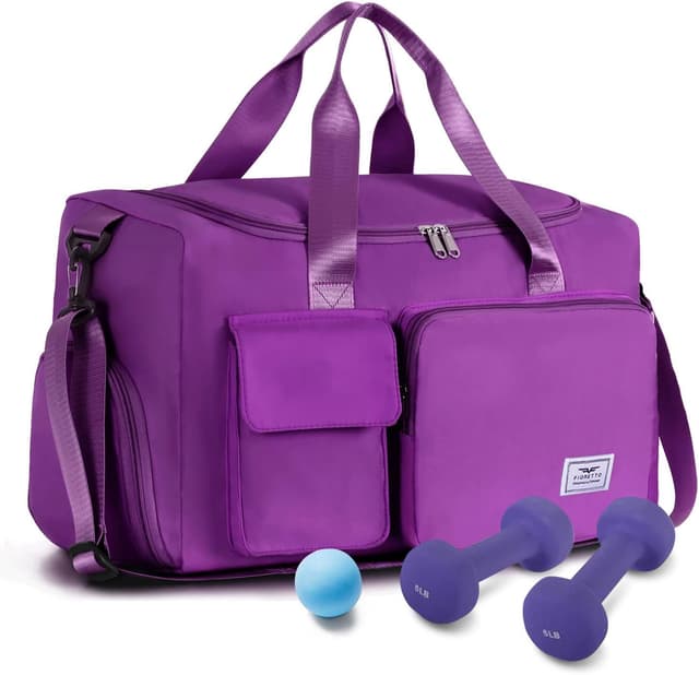 Thumbnail 6 de FIORETTO 35L Damen Sporttasche – faltbare Reisetasche mit Schuhfach und Nassfach