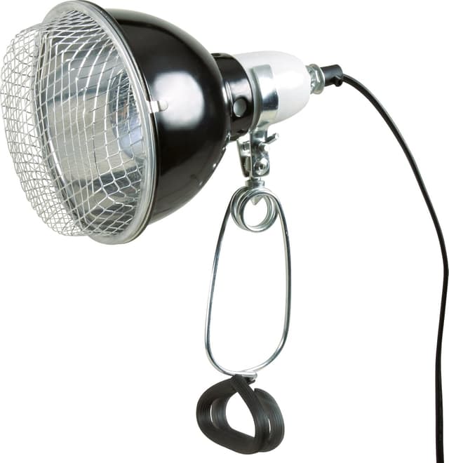 Detalle 1 de TRIXIE 76070 : lampe à pince UV-B 75 W avec grille de protection (douille E27)