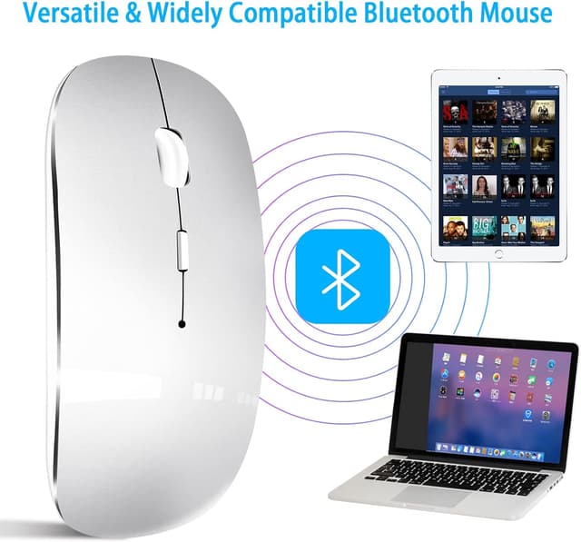 Detalle de QYFP Bluetooth Mouse rechargeable wireless mouse for MacBook