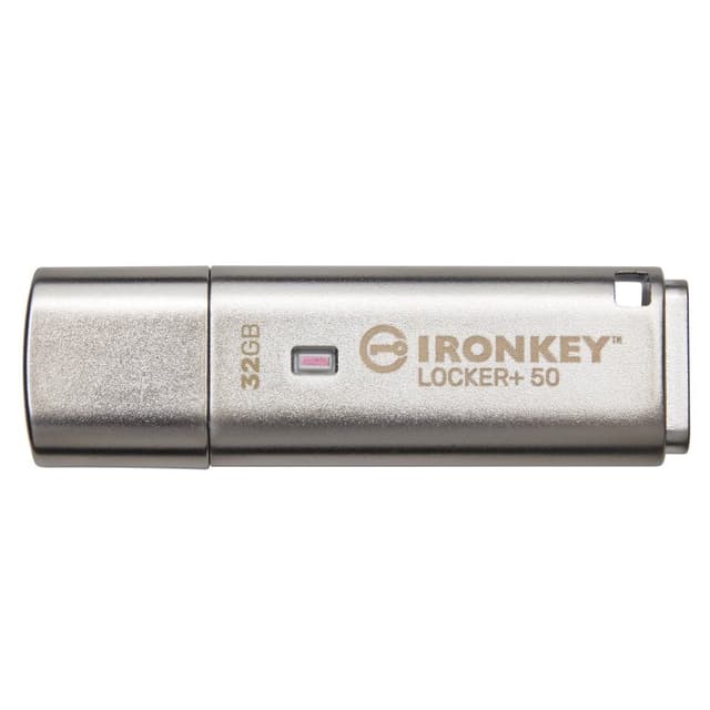 Imagen de Kingston IronKey Locker+ 50 32 GB USB 3.0 Plata 🔐 en OfertitasTOP