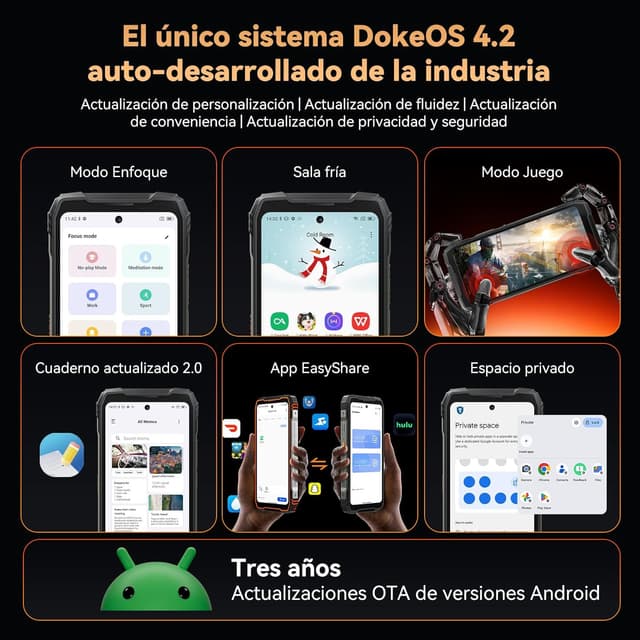 Thumbnail 7 de Blackview Xplore 1 5G Rugerizado 📱 36GB+256GB/2TB, 20000mAh, Pantalla 6.78" FHD+