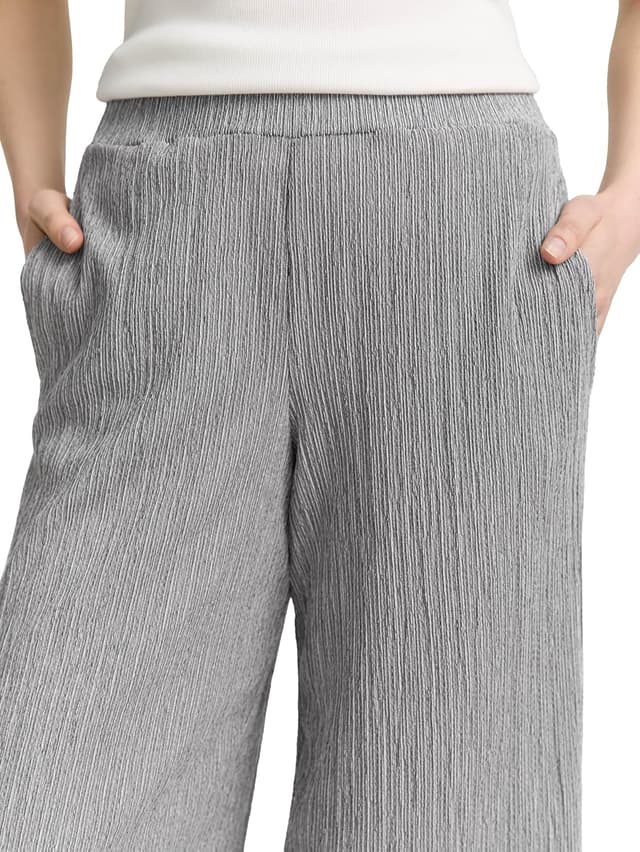 Detalle de TOM TAILOR Culotte-Pantaloni da donna: comfort e vestibilità comoda per tutti i giorni