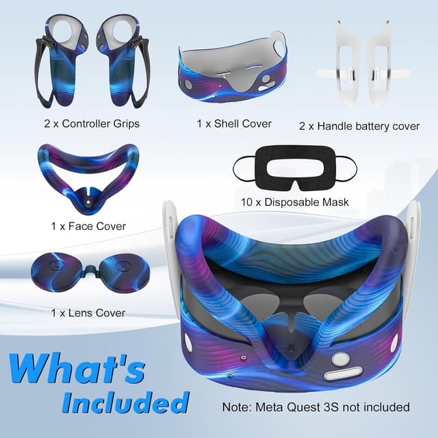 Thumbnail 5 de Tyasoleil VR Silicone Case for Quest 3S