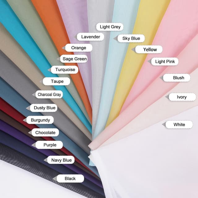 Thumbnail 5 de OVZME 84" Sage Green Sheer Curtains