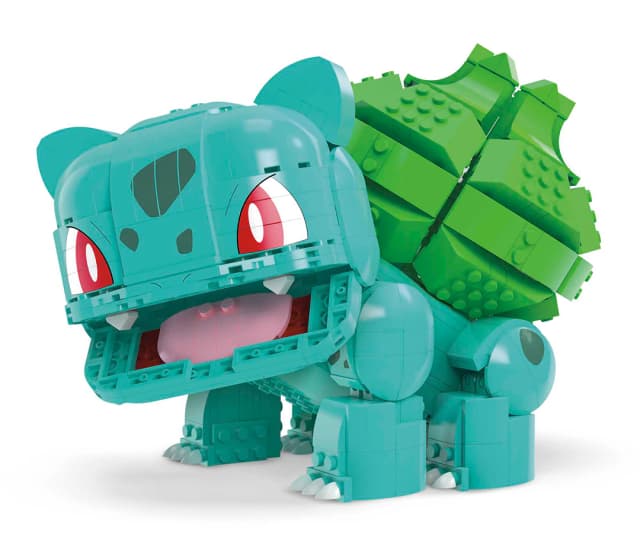 Detalle 2 de Mega Construx Bulbasaur gigante — bloques de construcción Pokémon