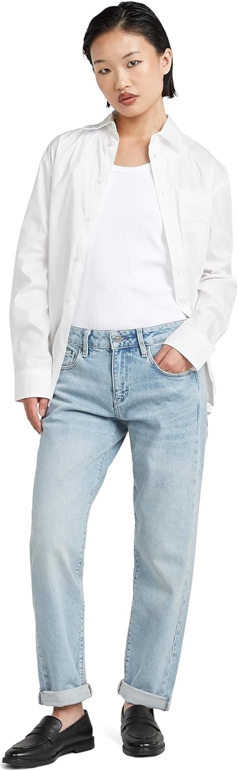 Detalle de G-Star RAW Damen Kate Boyfriend Jeans im Low-Waist-Relaxed-Fit