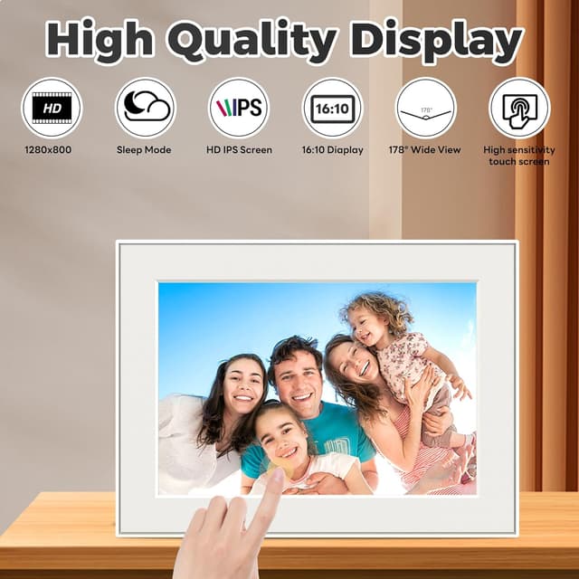 Detalle 2 de Frameo 10.1 Inch Digital Photo Frame 32GB