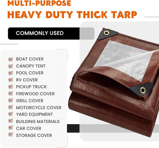 Thumbnail 6 de Keten Tarps 12x20 Heavy Duty Tarp