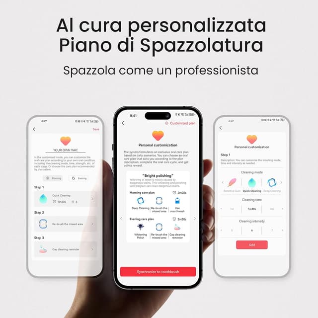 Detalle de Oclean X Elite 10 spazzolino elettrico 40 giorni