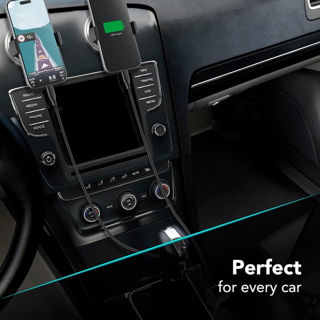 Thumbnail 4 de cellularline Caricatore Auto Retrattile 60W