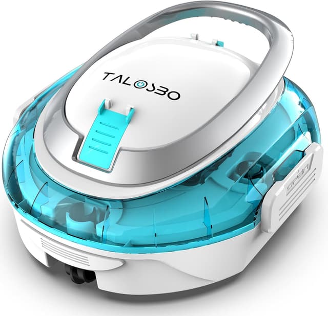 Detalle de TALOSBO (2026 Upgrade) S2 Robot Piscina Senza Fili con doppia filtrazione, parcheggio automatico fino a 80 m²