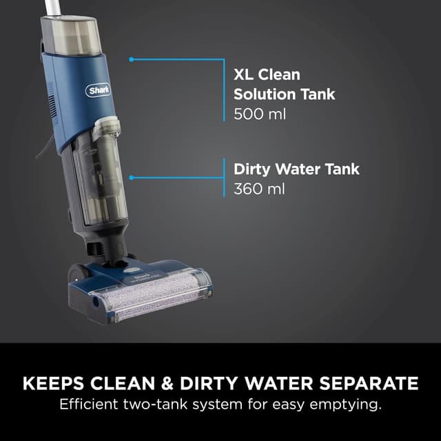 Thumbnail 6 de Shark HydroVac Corded Hard Floor Cleaner WD110UK (Wet & Dry, Self-Cleaning, Anti-microbial brush-roll)