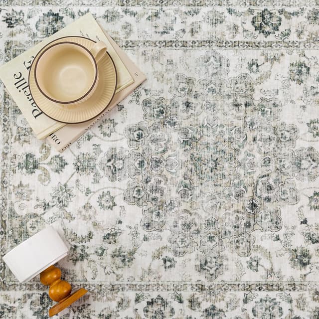 Detalle 2 de Vintage area rug 160x230cm for indoor use