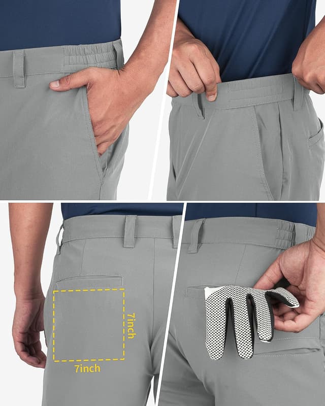 Detalle de 33,000ft Men’s Golf Shorts 9 inch UPF 50+