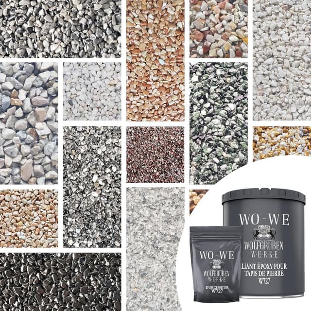 Imagen de Tapis de pierre W730 Noir 2 m2 en OfertitasTOP