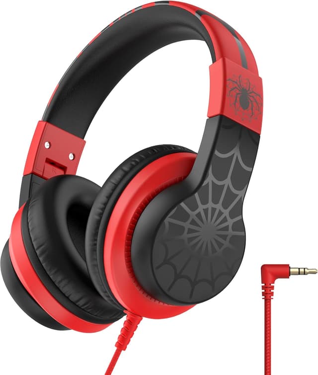 Thumbnail 6 de iClever HS19S Kids Headphones with Safe Volume 85dBA (85 dBA) – Foldable 3.5mm Over-Ear for School & Travel