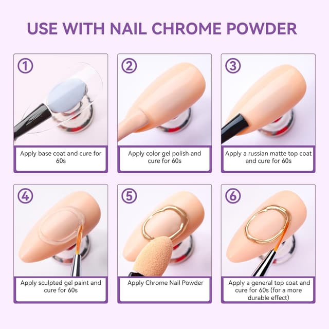 Thumbnail 6 de Makartt 3D Gel Nail Art 0.28 fl.oz