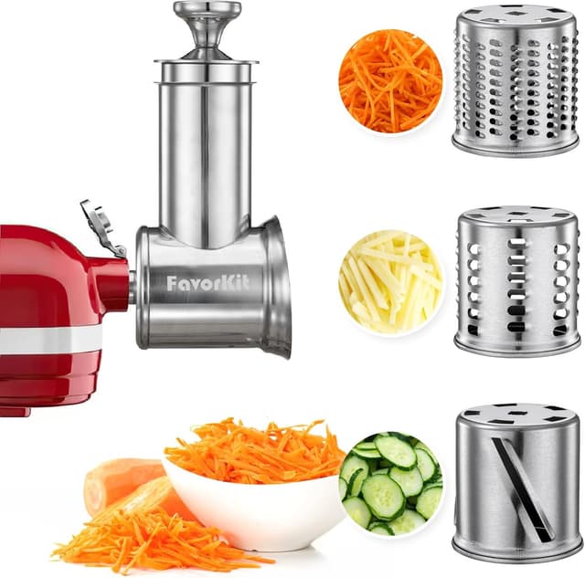 Detalle de FavorKit Slicer Shredder Attachment 3 blades