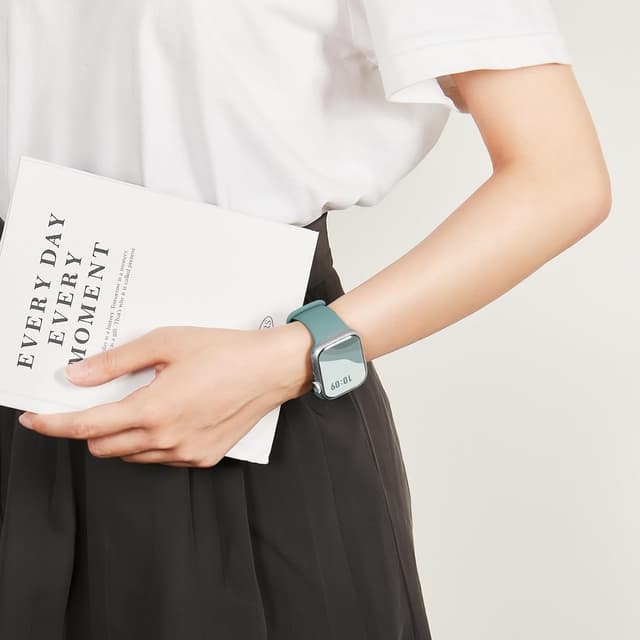 Detalle 2 de Joehwerr Sport Strap for Apple Watch – Silicone replacement band for 38mm to 49mm models