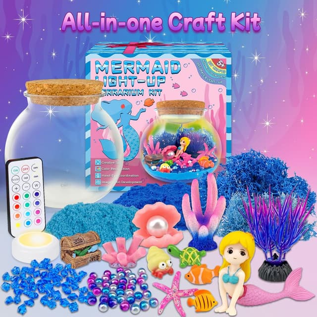 Thumbnail 3 de 7july Mermaid Terrarium Kit 12-color
