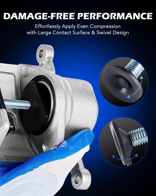 Detalle de Orion Motor Tech Brake Pad Spreader Tool (Heavy-Duty Solid Steel Disc Brake Caliper Compressor) for Cars & Light Trucks